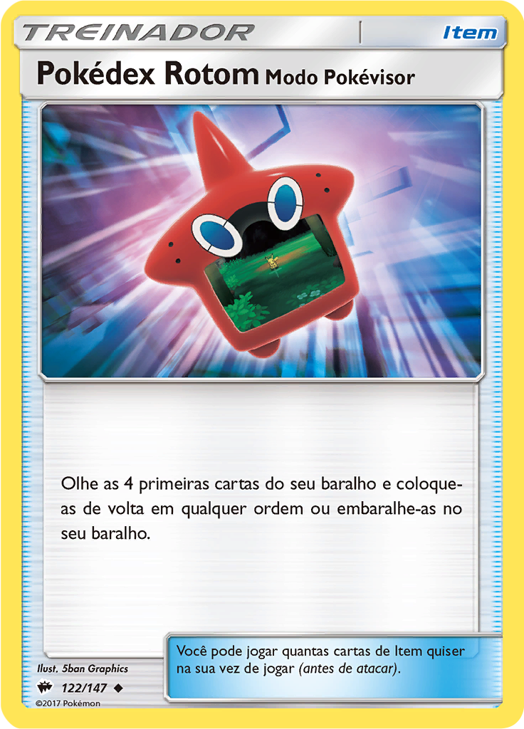 Pokédex Rotom - Modo Pokévisor (Reverse Holo)