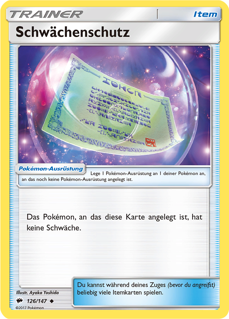 Schwächenschutz (Reverse Holo)