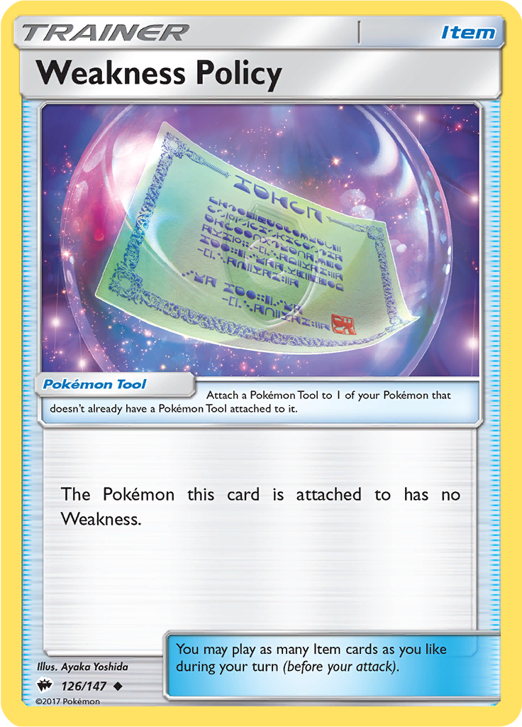 Weakness Policy (Reverse Holo)