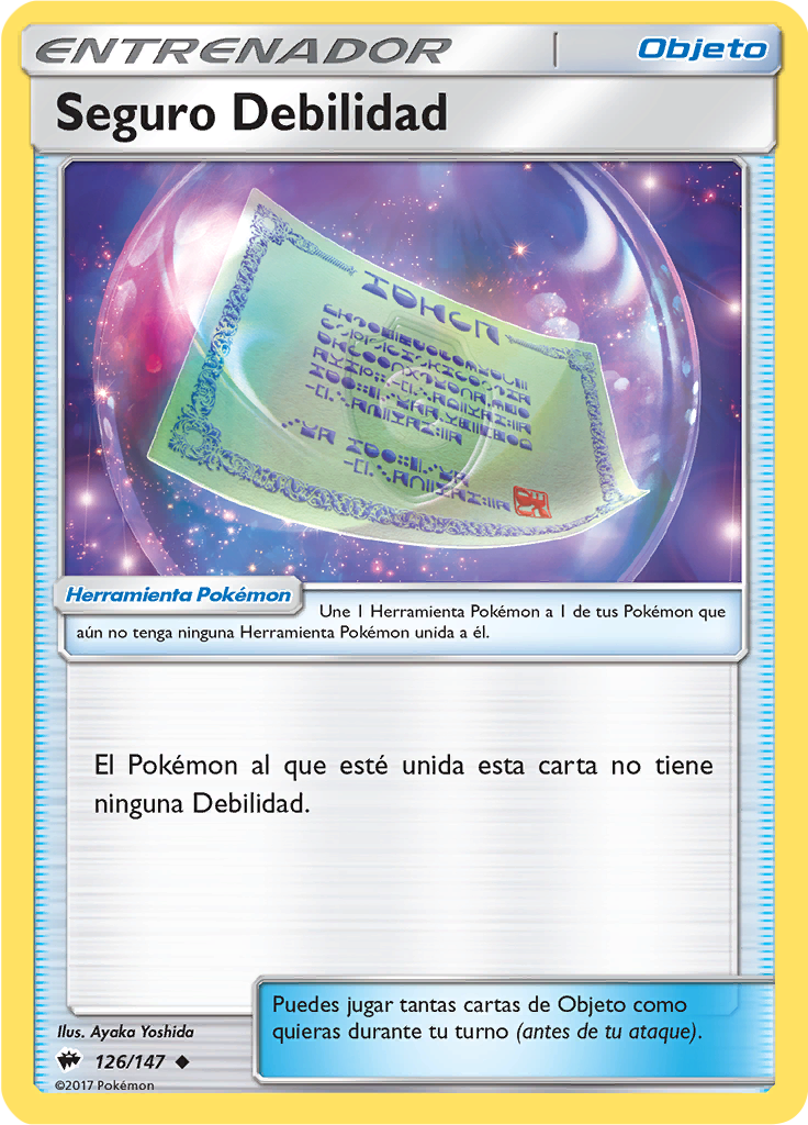 Seguro Debilidad (Reverse Holo)