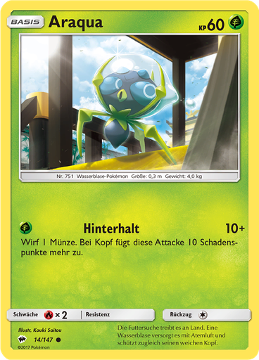 Araqua (Reverse Holo)