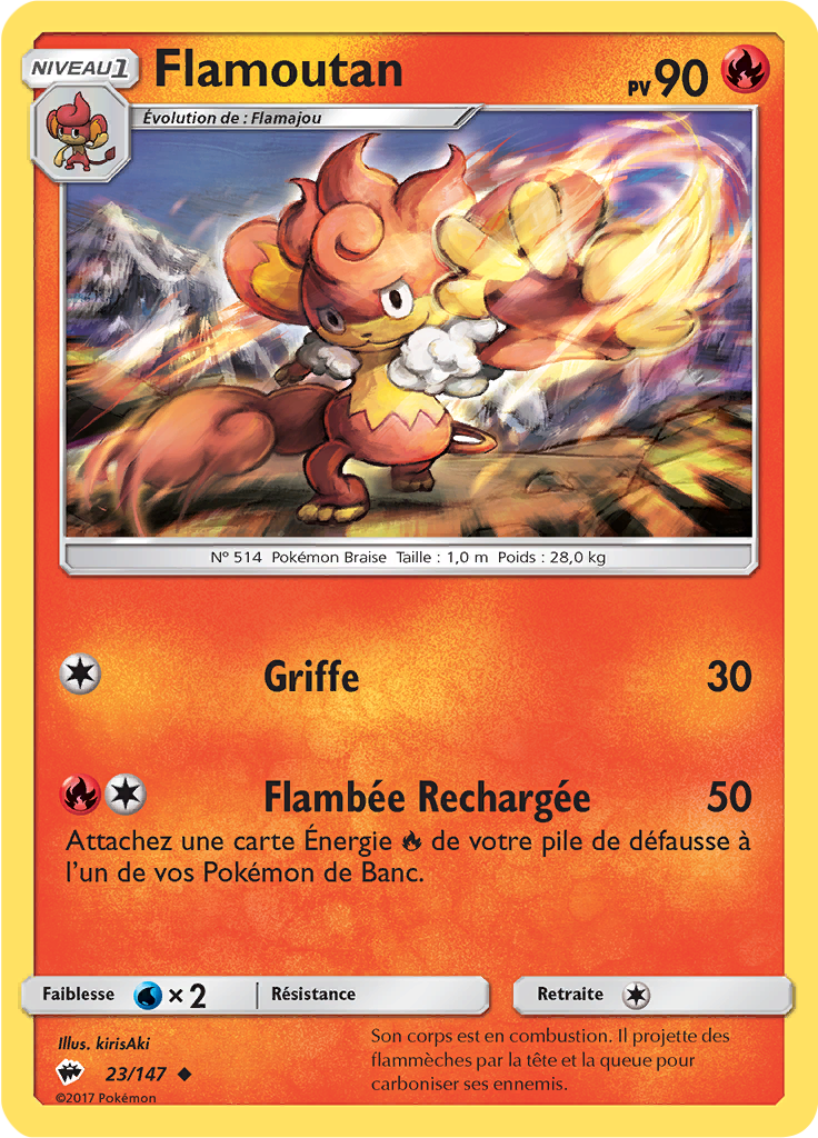 Flamoutan (Reverse Holo)