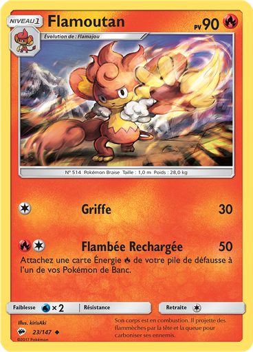 Flamoutan (Reverse Holo)