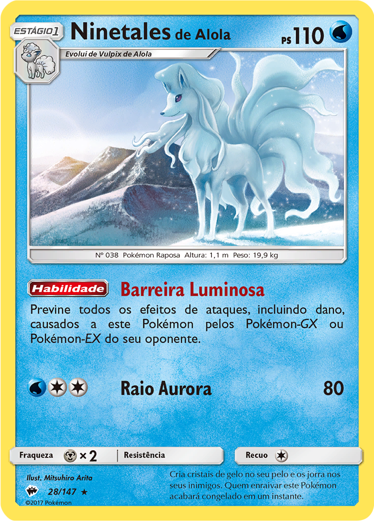 Ninetales de Alola (Reverse Holo)