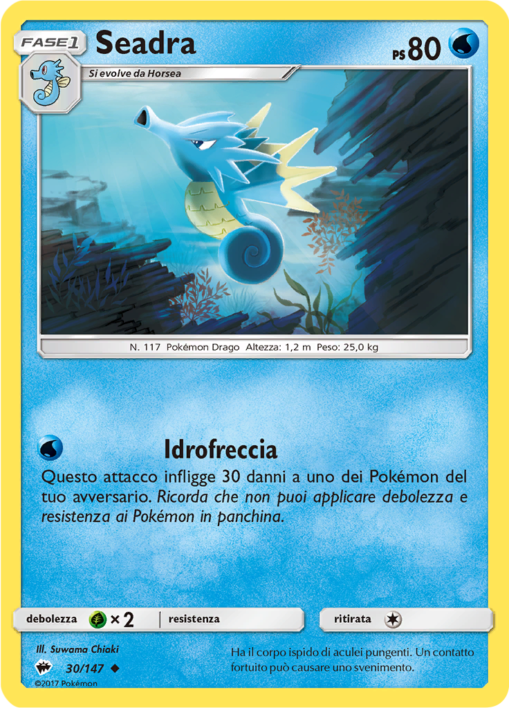Seadra (Reverse Holo)