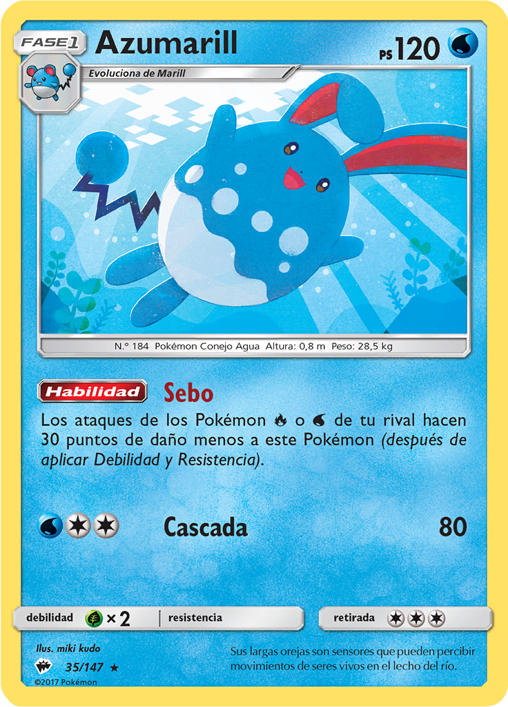 Azumarill (Reverse Holo)