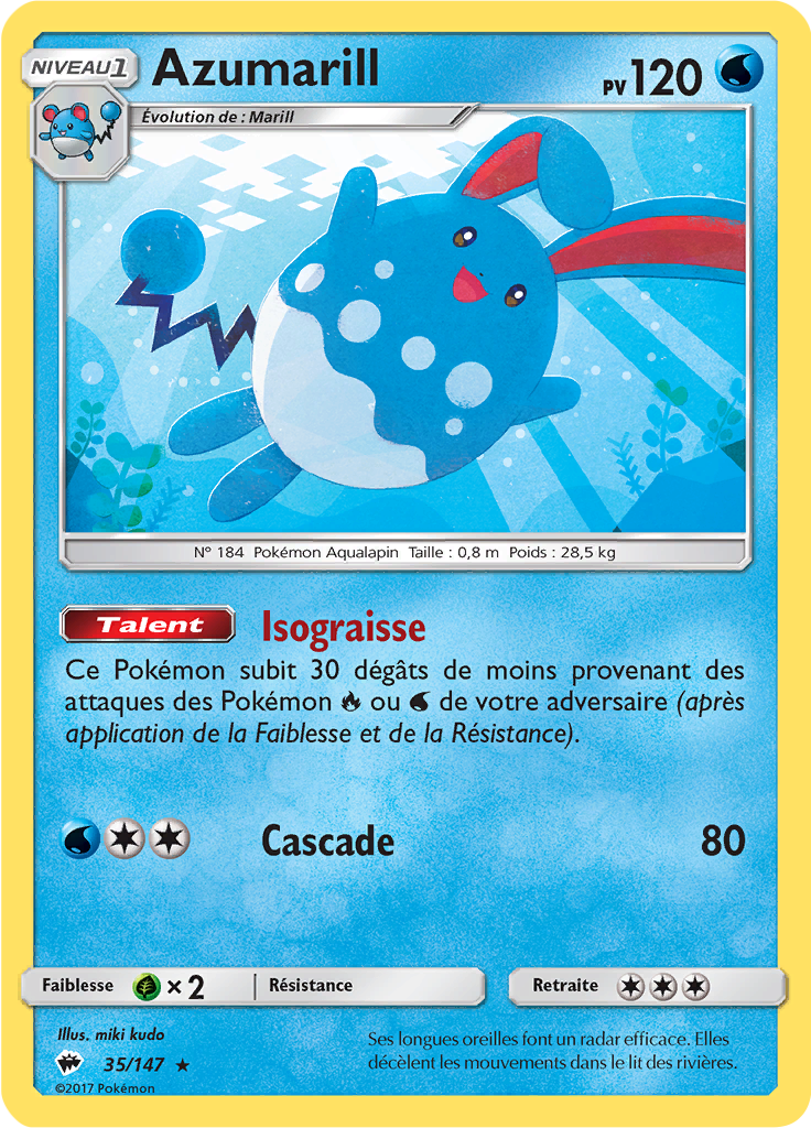 Azumarill (Reverse Holo)