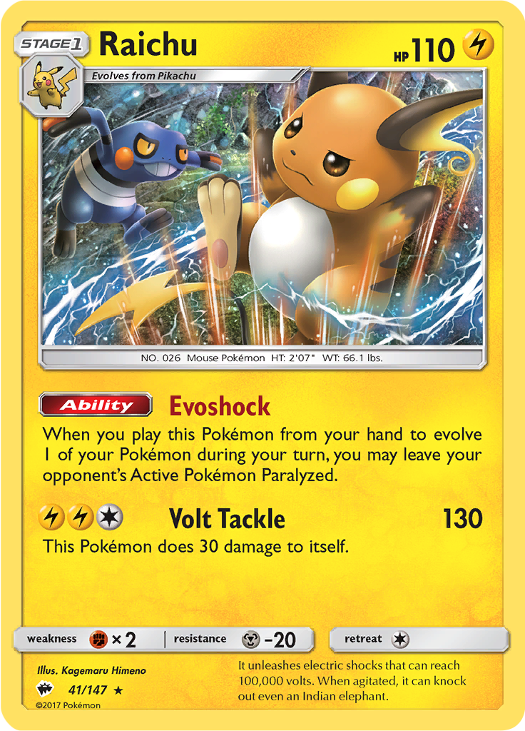 Raichu (Reverse Holo)