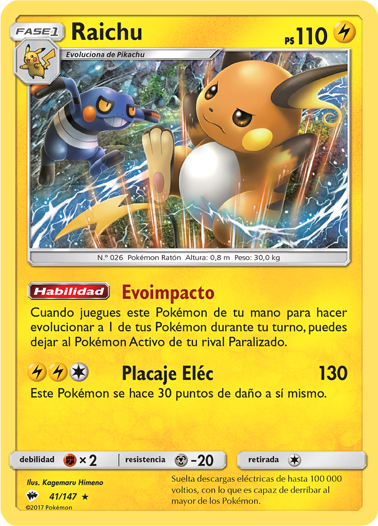 Raichu (Reverse Holo)