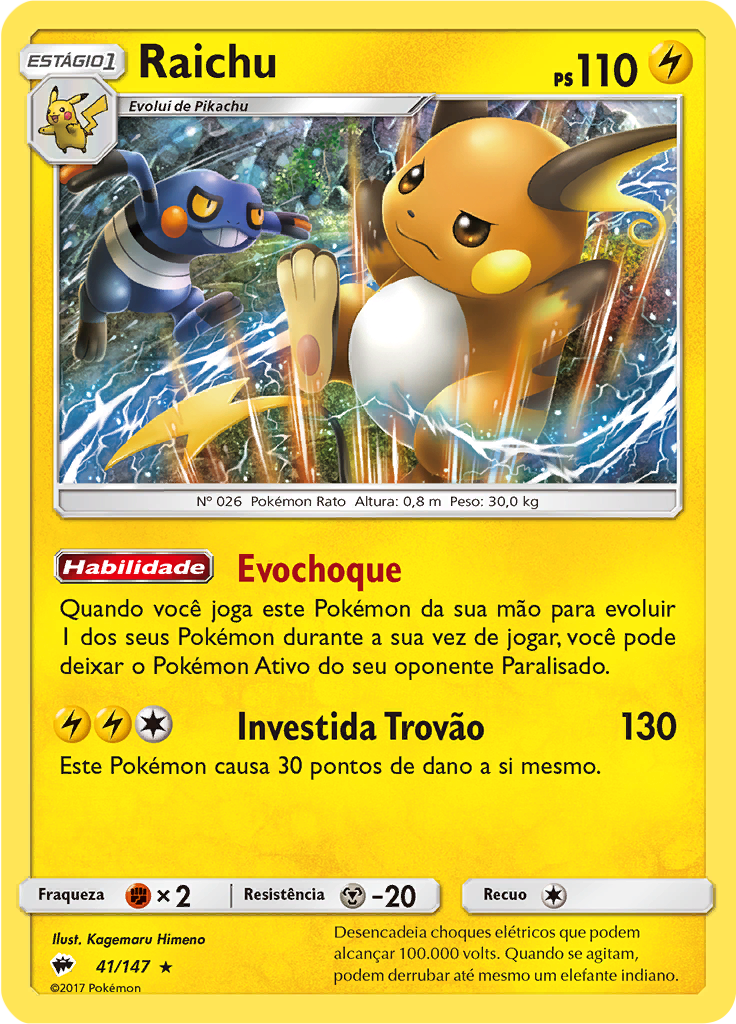 Raichu (Reverse Holo)