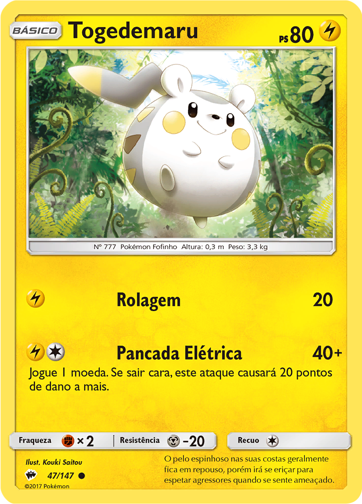 Togedemaru (Reverse Holo)