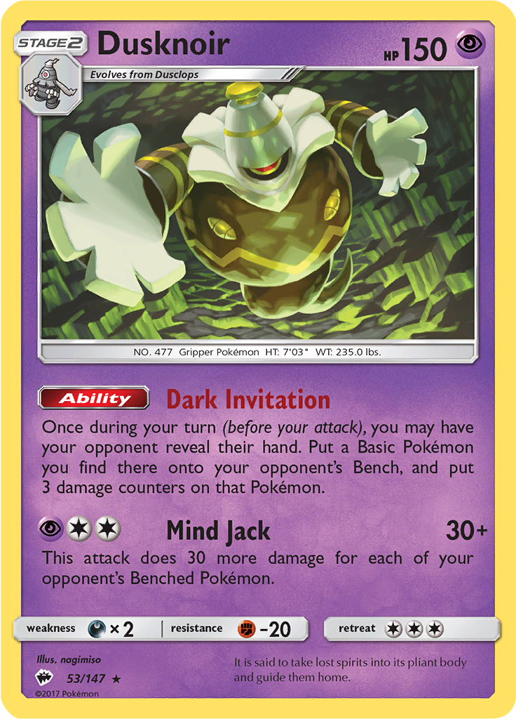 Dusknoir (Reverse Holo)