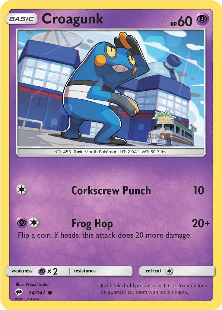 Croagunk (Reverse Holo)