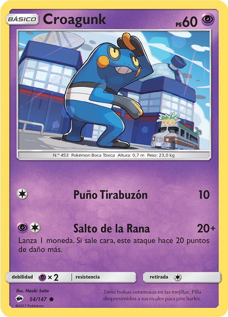 Croagunk (Reverse Holo)