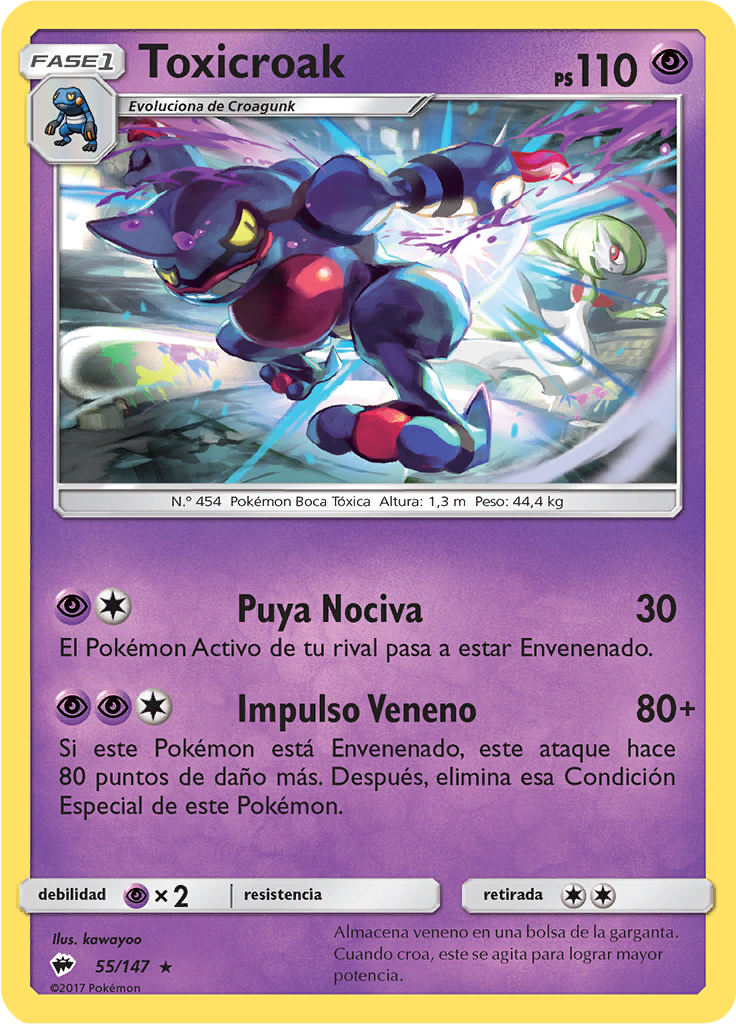 Toxicroak (Reverse Holo)