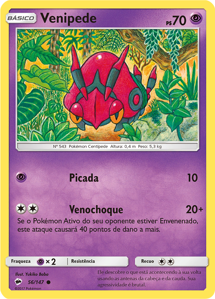 Venipede (Reverse Holo)