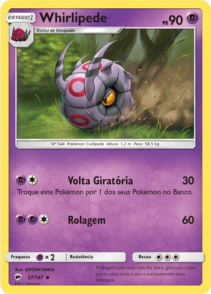 Whirlipede (Reverse Holo)