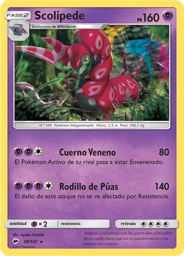Scolipede (Reverse Holo)