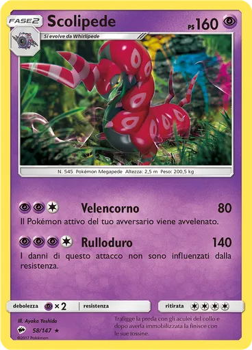 Scolipede (Reverse Holo)