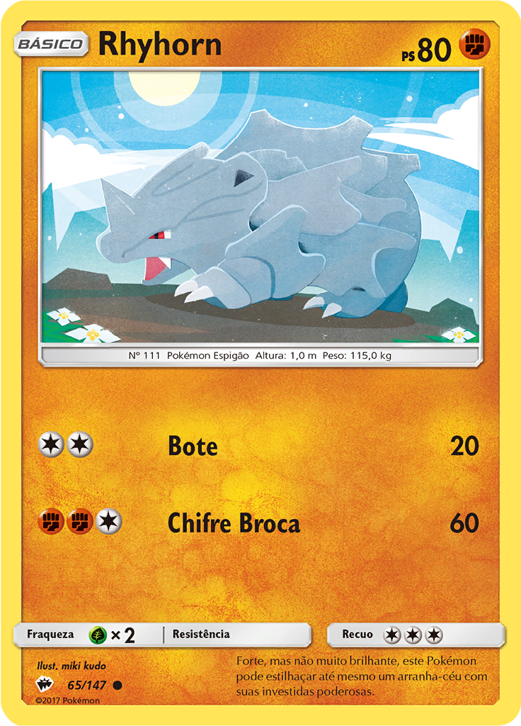 Rhyhorn (Reverse Holo)