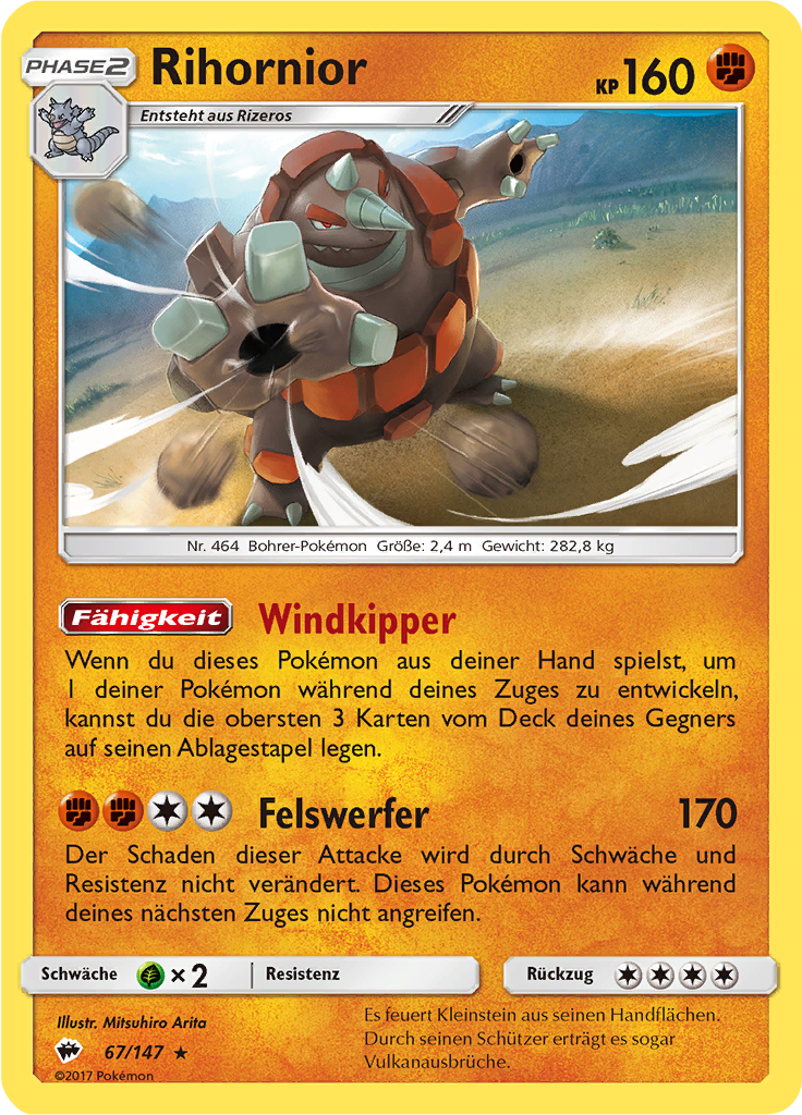 Rihornior (Reverse Holo)