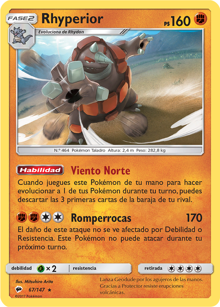 Rhyperior (Reverse Holo)
