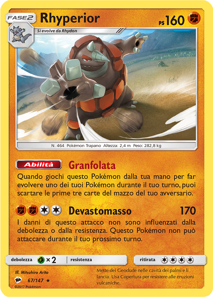 Rhyperior (Reverse Holo)