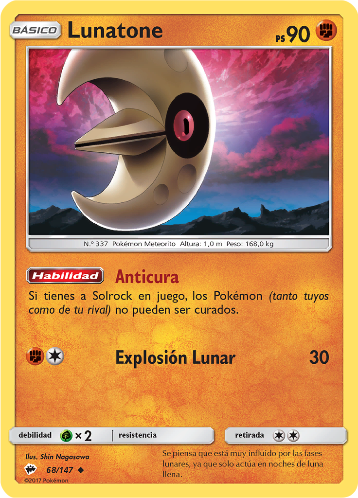 Lunatone (Reverse Holo)