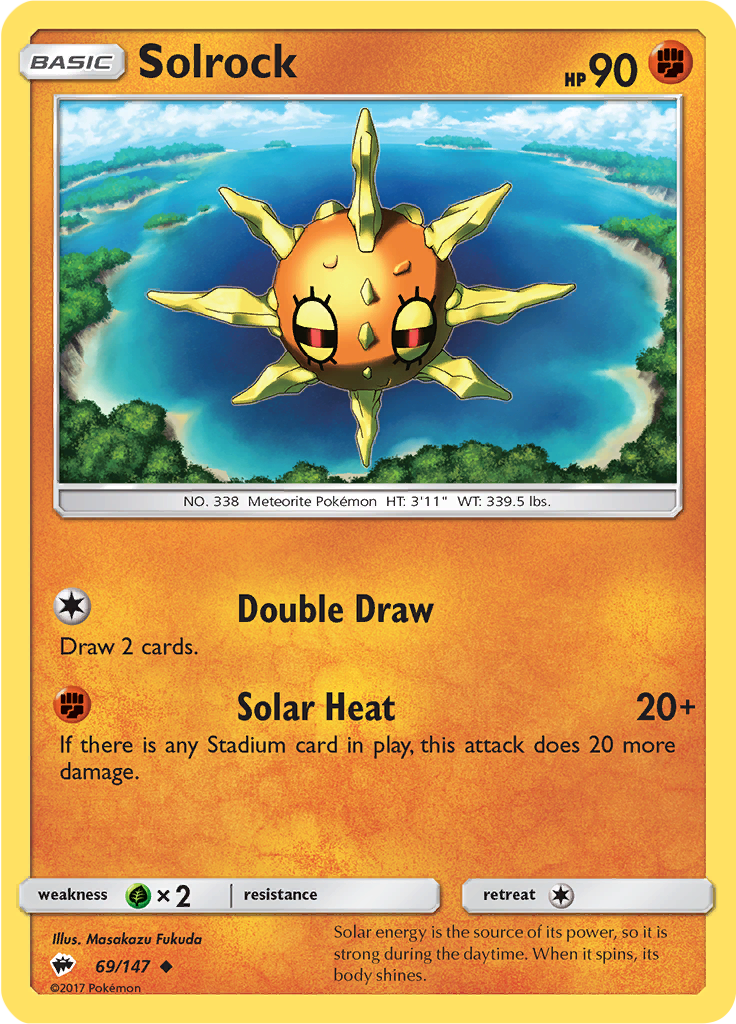 Solrock (Reverse Holo)