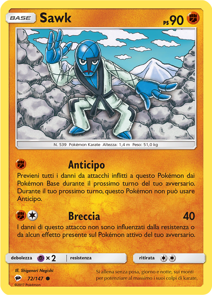Sawk (Reverse Holo)
