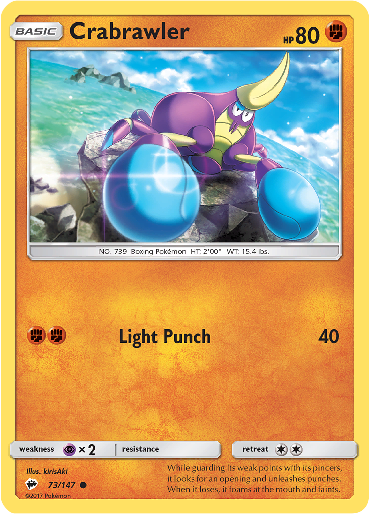 Crabrawler (Reverse Holo)