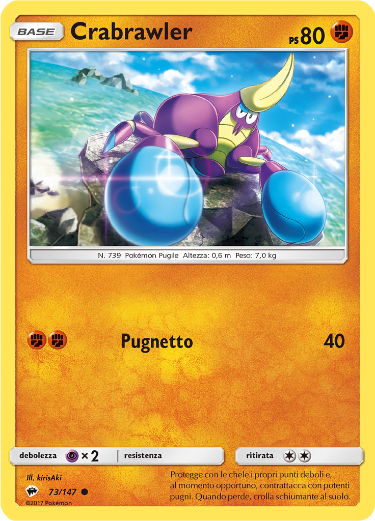 Crabrawler (Reverse Holo)