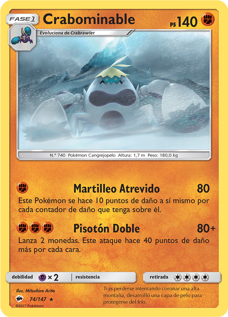 Crabominable (Reverse Holo)