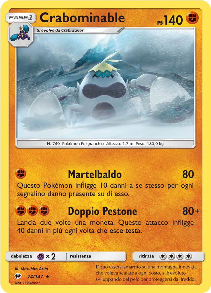 Crabominable (Reverse Holo)