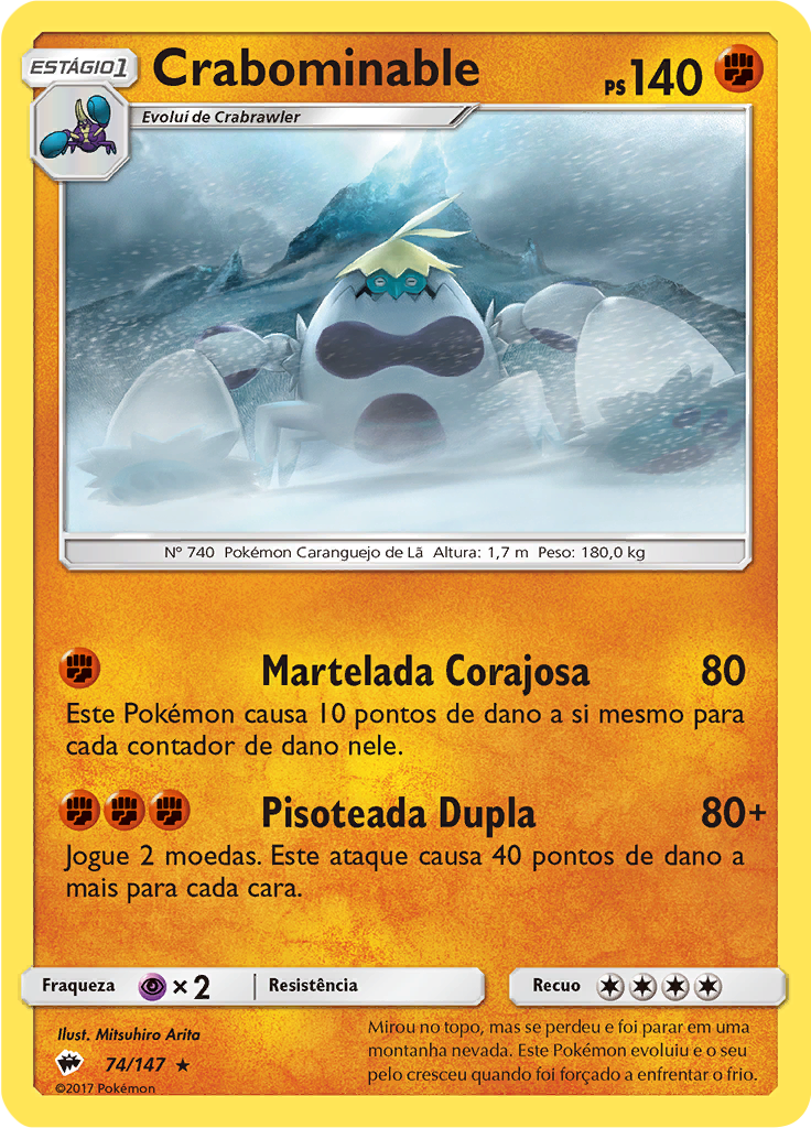 Crabominable (Reverse Holo)