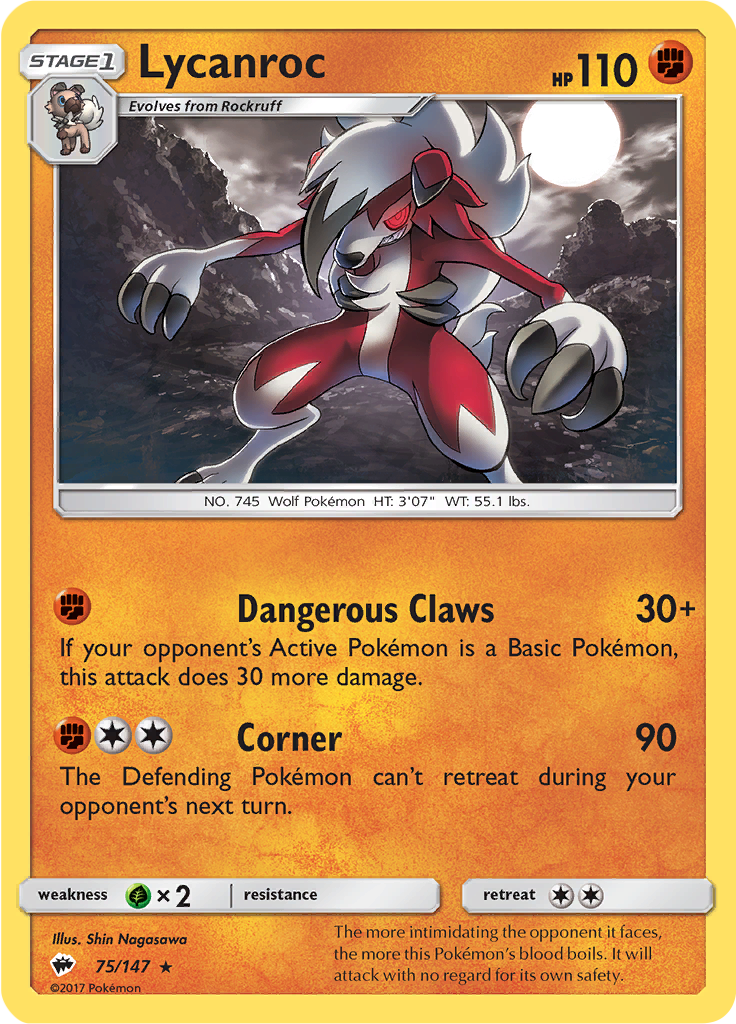 Lycanroc (Reverse Holo)