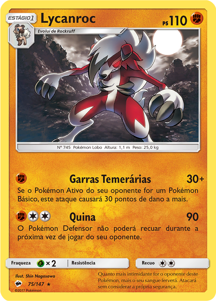 Lycanroc (Reverse Holo)