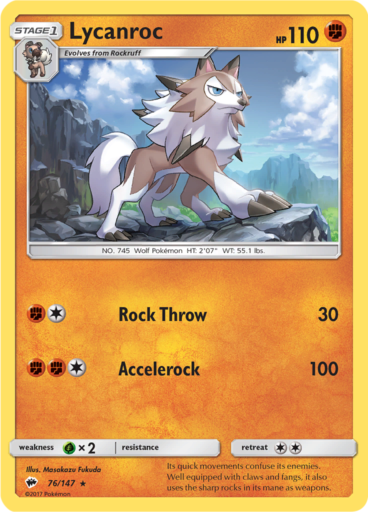 Lycanroc (Reverse Holo)
