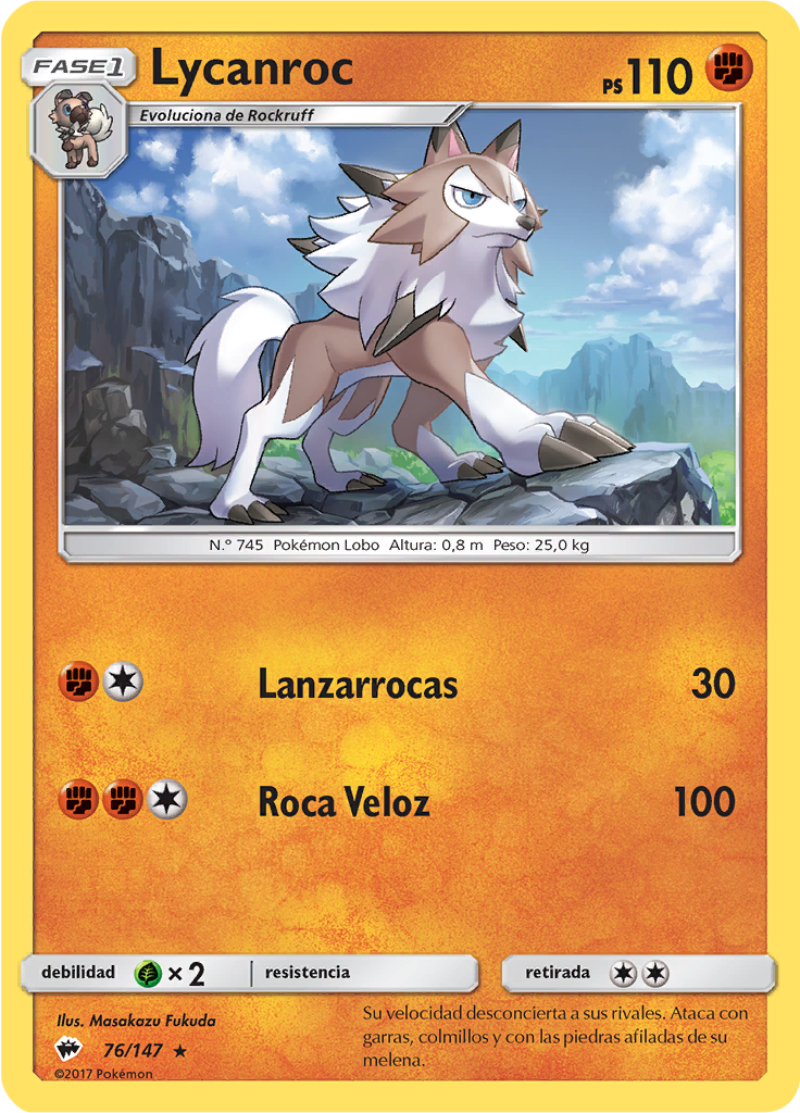 Lycanroc (Reverse Holo)