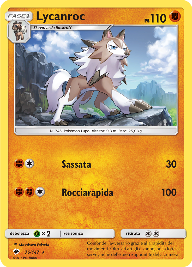 Lycanroc (Reverse Holo)