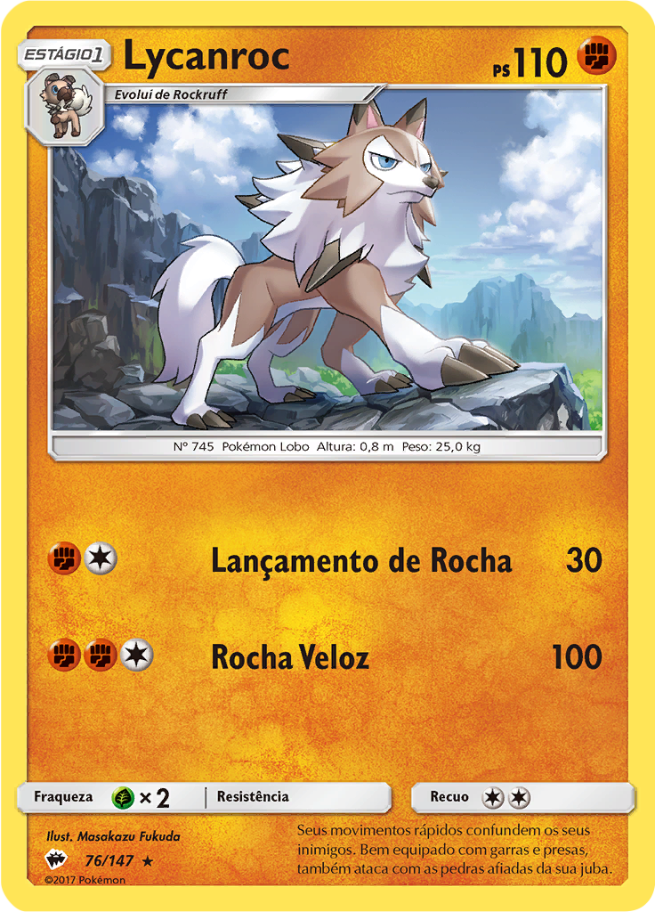 Lycanroc (Reverse Holo)