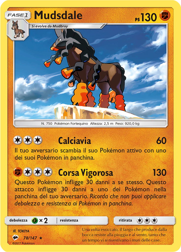 Mudsdale (Reverse Holo)