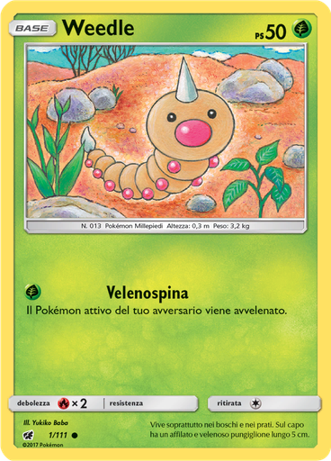 Weedle (Reverse Holo)