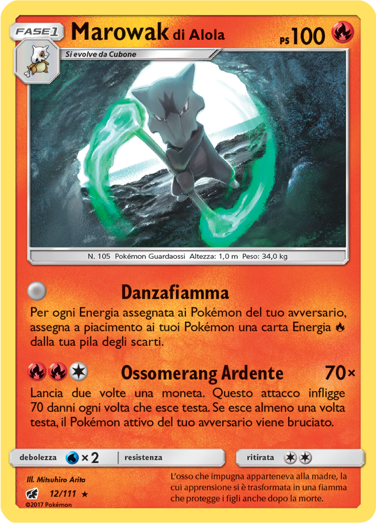 Marowak di Alola (Reverse Holo)