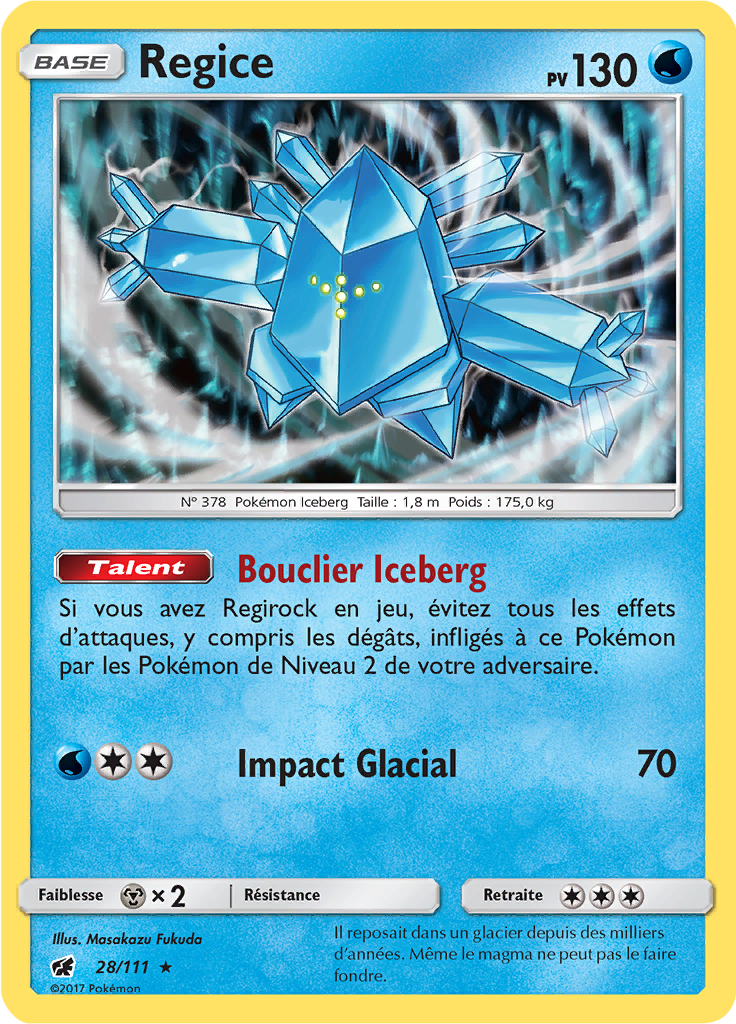 Regice (Reverse Holo)