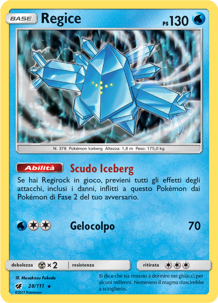 Regice (Reverse Holo)