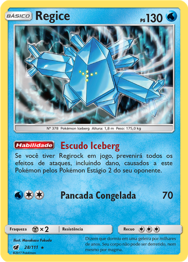 Regice (Reverse Holo)