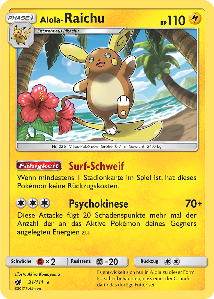 Alola-Raichu (Reverse Holo)