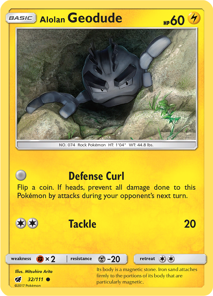 Alolan Geodude (Reverse Holo)