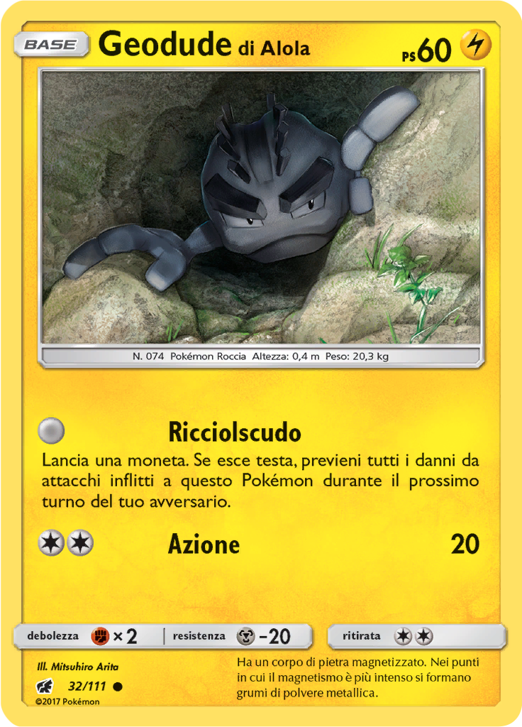 Geodude di Alola (Reverse Holo)